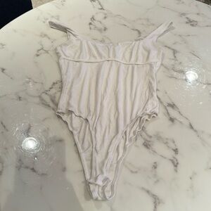 White tank bodysuit